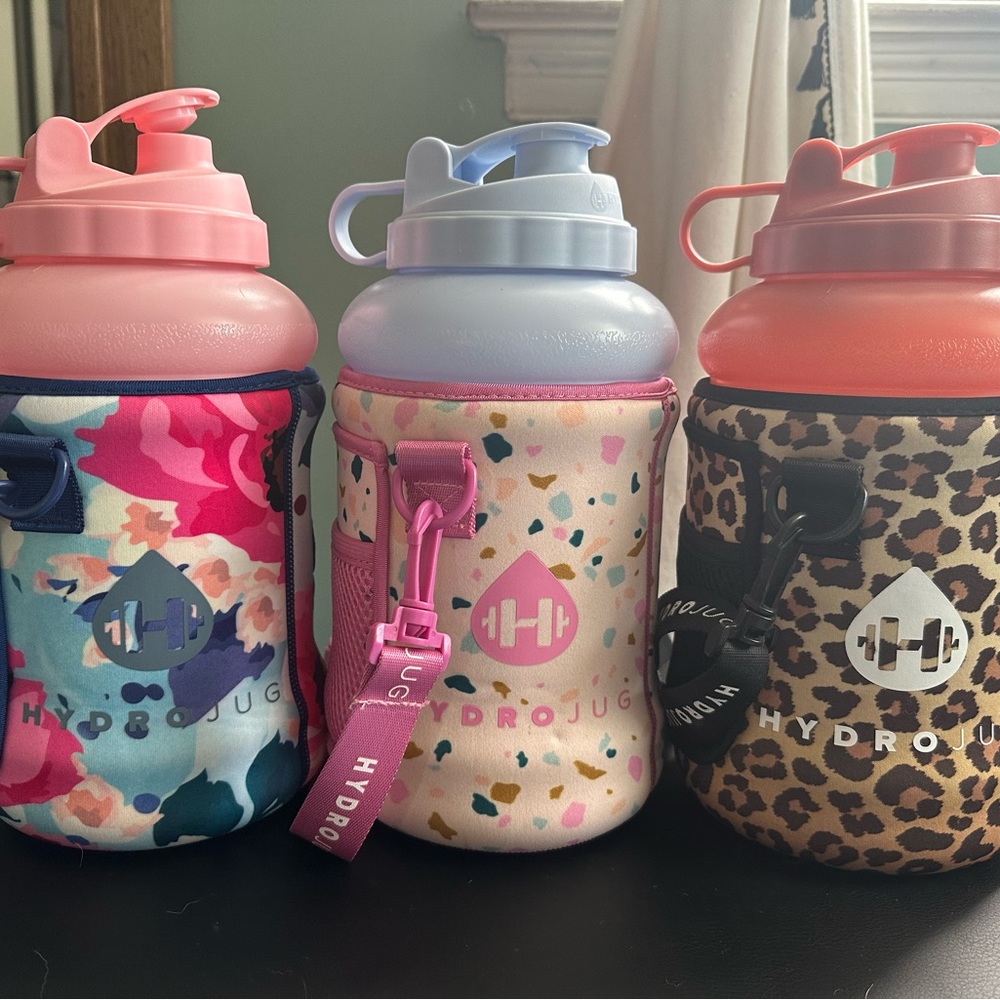 Hydrojug with sleeve. $20 each or all 3 for $50.